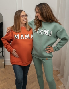 Miętowa bluza MAMA