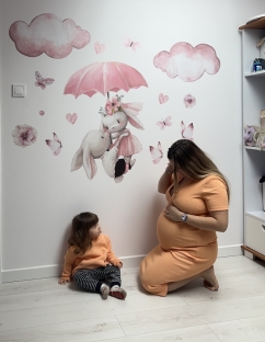 Morelowa bluza dziecięca